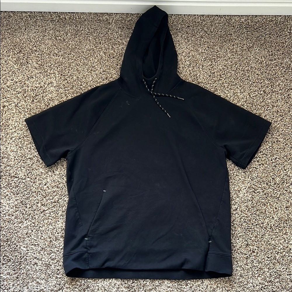 Old Navy Black Hooded Shirt